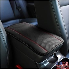 Car Armrest Pad PU Leather Console Protector Waterproof Anti-Slip Durable Cover