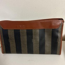 Borsa pochette vintage a righe FENDI mai usata
