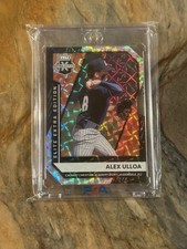 2021 Panini Elite Extra Edition Alex Ulloa Black Die-Cut 1/1