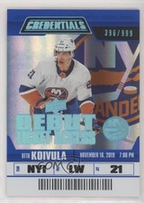 2019 Upper Deck Credentials Debut Ticket Access /999 Tier 1 Otto Koivula #83 7l6