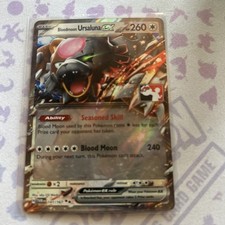 Bloodmoon Ursaluna ex 141/167 Prize Pack Series Cards Holo