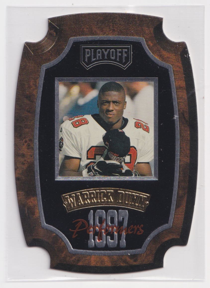 Warrick Dunn Playoff Contenders Performers Plaques #4 Base