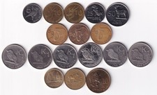 Zambia 17 coins 1992-2019 all different & listed #61