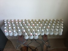 75  BADMINTON NYLON SHUTTLECOCKS
