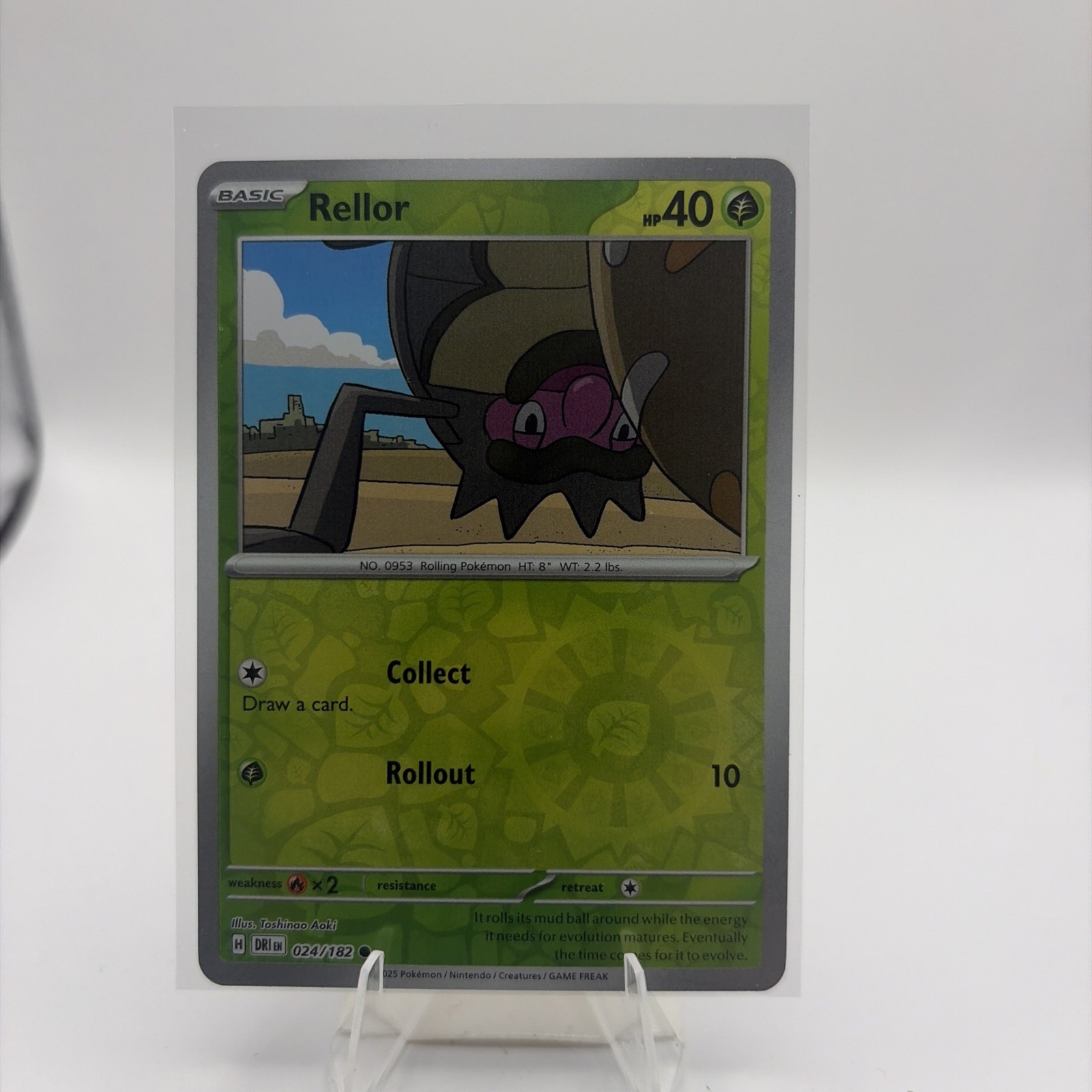 Rellor 24/182 - Reverse Holofoil NM - SV: Destined Rivals - Pokémon TCG