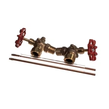 Amerec 212401 Gauge With Site Glas Assembly Includes 1/2" Valves