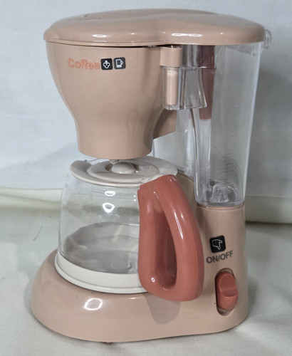 Yalujumb Pretend Play Kitchen Appliances Toy Coffee maker Battery Operated