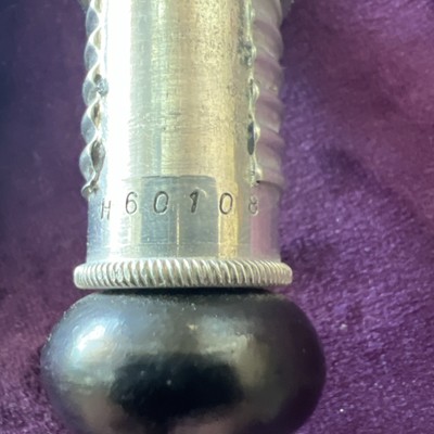 A Hardy Palakona split-cane fishing rod, the double hand gold medal, 12
