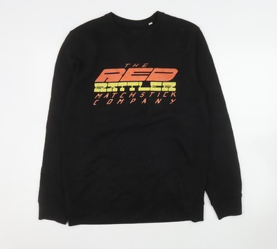 Stanley/Stella Herren Pullover schwarz M Grafikdruck Sweatshirt