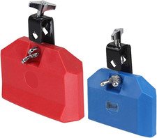 Yibuy 2 Pieces Plastic Percussion Drum Jam Block Musical Instrument Kit Applicab