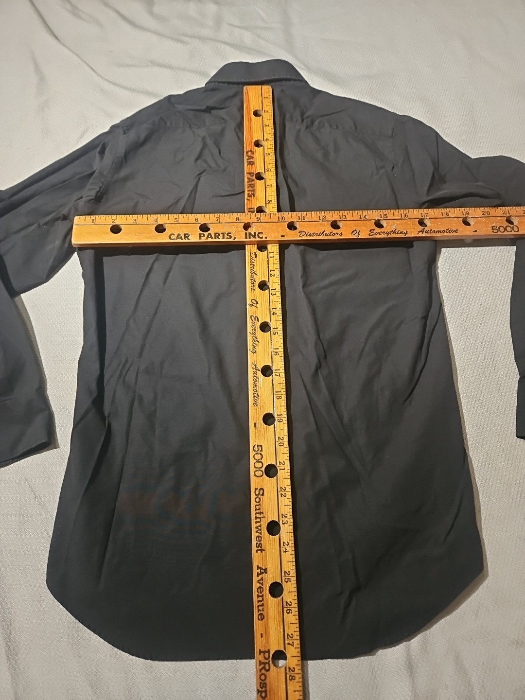 Uniqlo Shirt Mens Small Black Button Down Preppy … - image 10