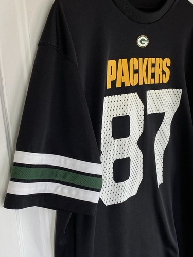 #87 Nelson Jersey (Mens Sz L) Green Bay Packers NFL Players Team Apparel T-Shirt - Picture 5 of 8