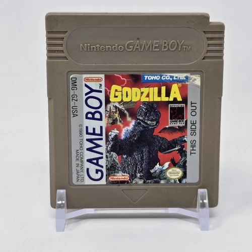 Godzilla (Nintendo GameBoy) CLEANED & TESTED (Cart Discolored & Label Worn)