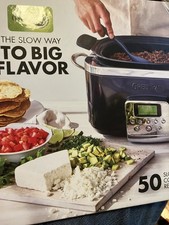 GreenPan Elite Electric Slow Cooker Cookbook, Hardcover, 50 Simple Step Recipes,