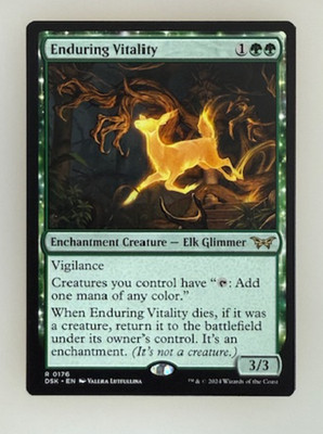 Magic the Gathering: Enduring Vitality Duskmourn: House of Horror Regular NM