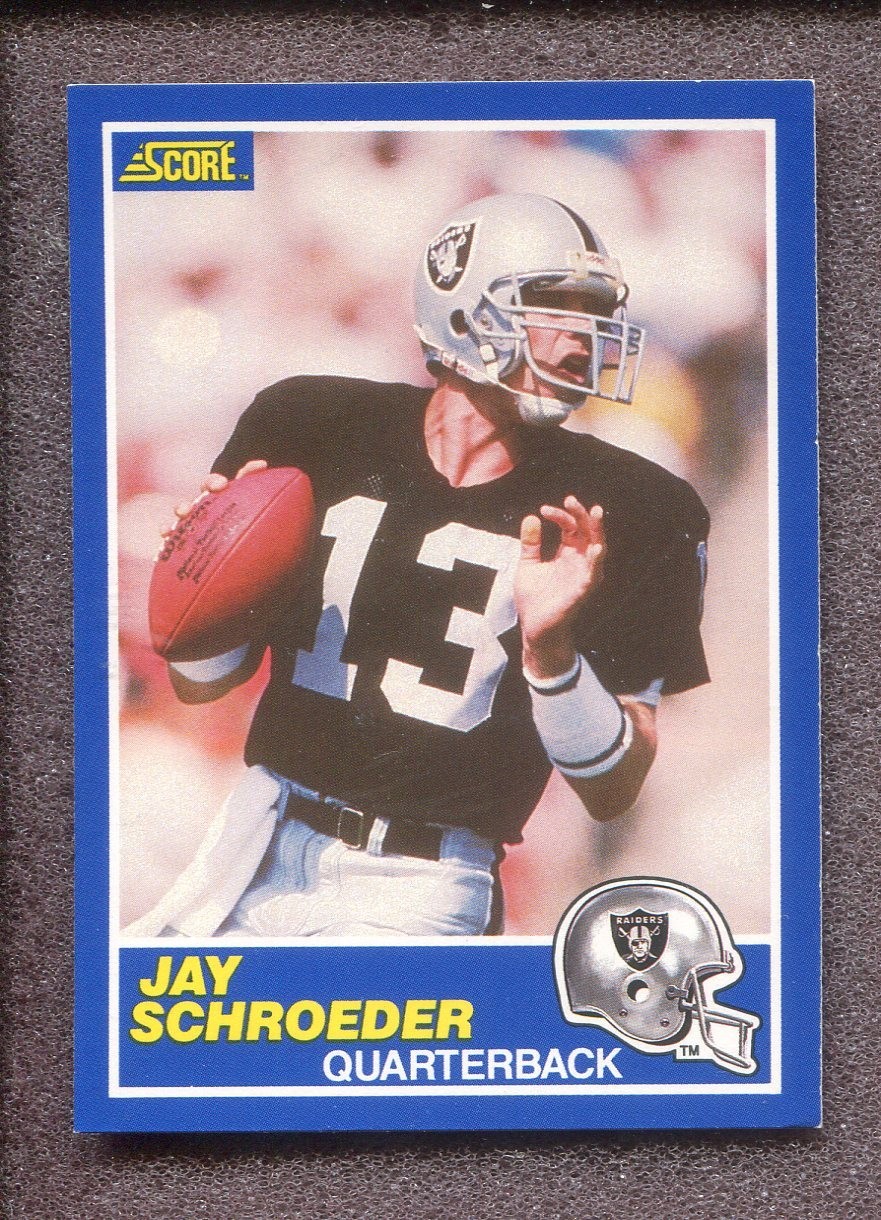 1989 Score #30 - Jay Schroeder