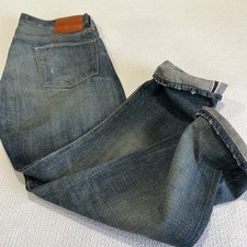 Simon Miller Men's Selvedge Denim Distressed , Made In Usa