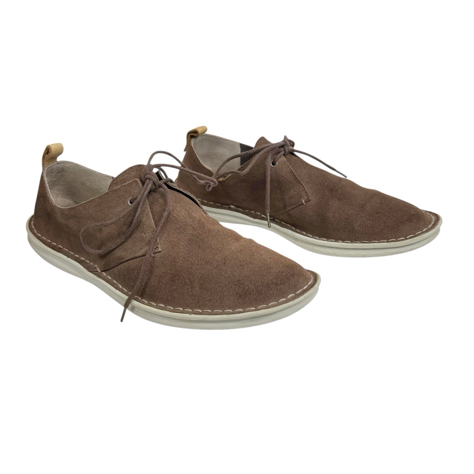 Clark’s Brown Suede Tamho Edge Lightweight Casual Shoes Size 10 EVA Sole Lace Up