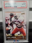 1996 All Sport Plus #139 "Sugar" Ray Lewis Rookie PSA NM-MT 8-Hurricanes (RC)