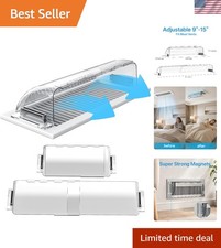 Clear Magnetic Air Vent Deflector 9"-15.5" Easy Install 2-Pack for All Vents