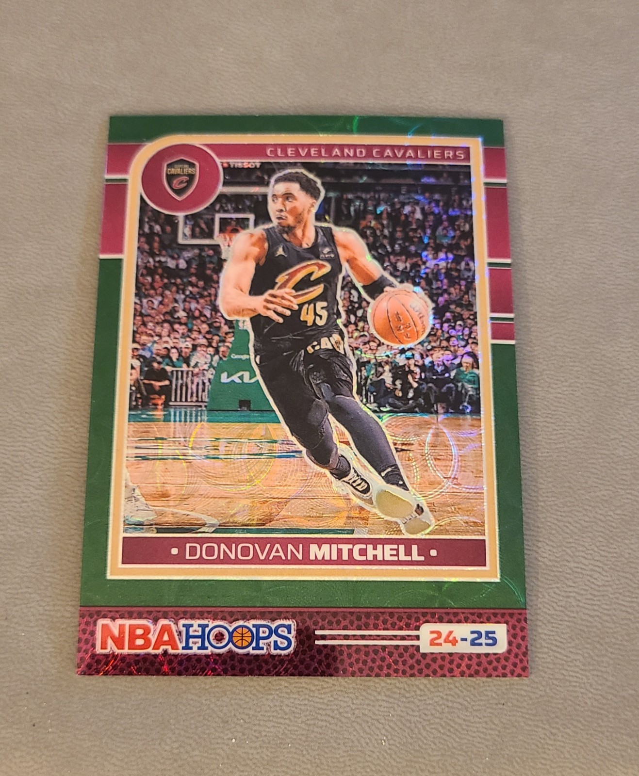 Donovan Mitchell 2024-25 NBA Hoops Green Scope /25 Cleveland Cavaliers SP