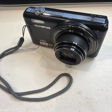 Olympus VR-320 14MP 12.5x Super Wide Digital Camera Black W Battery   TESTED   