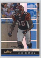 2008 Topps Finest Blue Refractor/X-Fractor Chad Johnson #52 0nr3