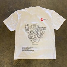 Cummins X15 Engine T Shirt Diesel Truck Mechanic Technical Graphic Tee