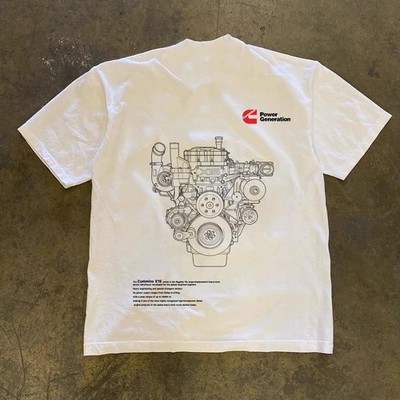 Cummins X15 Engine T Shirt Diesel Truck Mechanic Technical Graphic Tee