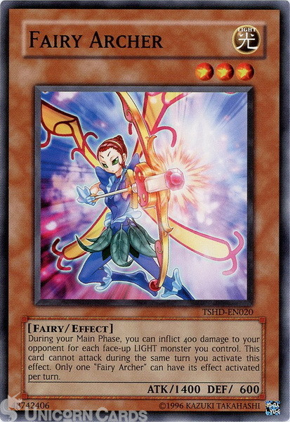 TSHD-EN020 Fairy Archer Common UNL Edition Mint Yu-Gi-Oh! Card