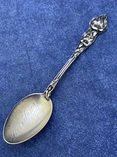 vintage manitowoc wisconsin sterling silver 925 souvenir Spoon 17g Z637