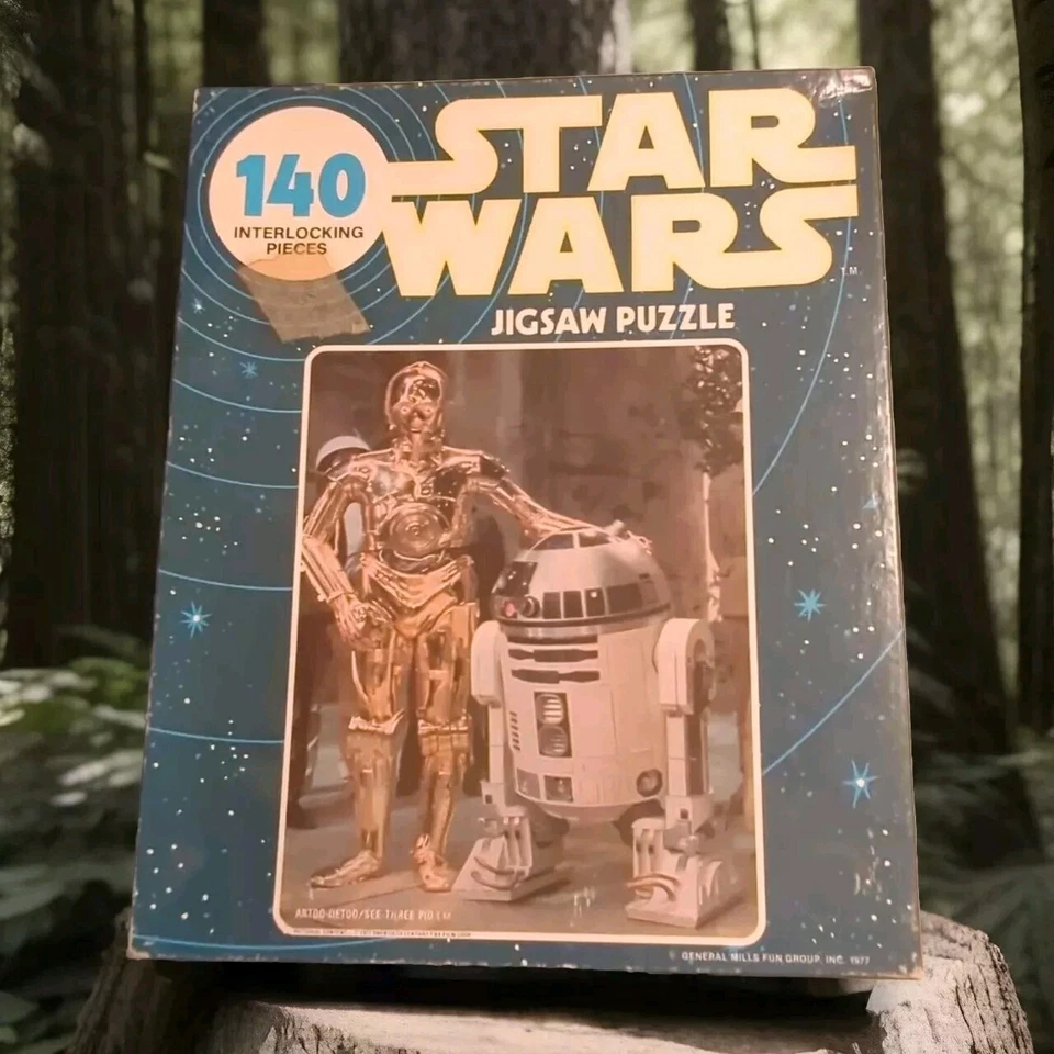 Rompecabezas Kenner vintage 1977 Star Wars R2-D2 y C-3PO 140 piezas Foto 2 de 2