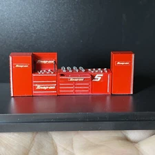 1:64 Diorama Garage Workbench Model Repair Workshop Tool Cabinet Scene Model Toy