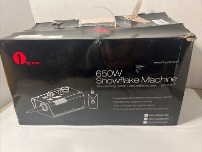 1 by one 650w Stage DJ Show Christmas Snowflake Effect Machine SKU: O0000-0811