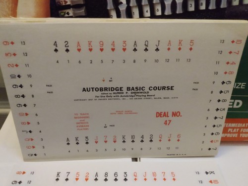 Vintage 1985 Grimaud Autobridge Game - Intermediate & Advanced - Fully Complete - Picture 5 of 12