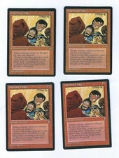 4x Imposing Visage - Ice Age - Magic The Gathering NM/M (Never Played)