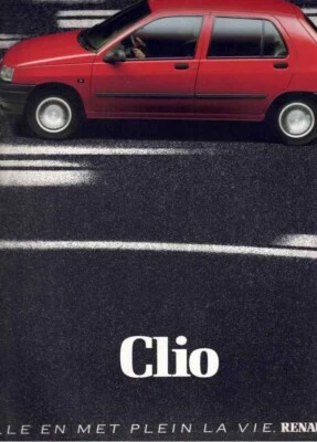 Catalogue brochure Renault Clio 06/1990 France - Photo 1/2