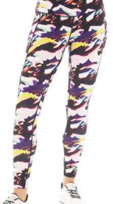 Ron Hill Damen Life Lauftights Gym Yoga Mehrfarbig Graffiti UVP 52,99
