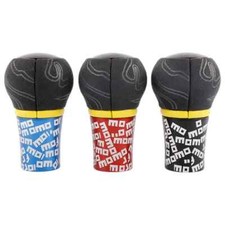 New Momo Ultra Graffiti Aluminum Leather Manual Gear Stick Shift Knob Shifter