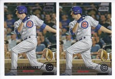 2022 Topps Stadium Club #18 KYLE HENDRICKS Chicago Cubs Base & BLACK FOIL