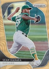 2020 Prizm Baseball GOLD Prizm Oakland Athletics - Sean Manaea /100 #84
