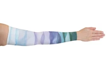 HORIZON Compression Sleeve by LYMPHEDIVAS, Gauntlet Option, ANY SIZE & LEVEL New