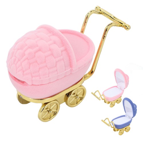 Baby Carriage Jewelry Box Personalized Jewelry Gift Organizer Earrings Neckl GS0 - Picture 5 of 18