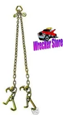 NICE! V Chain, V Bridle, R, T, Mini J Hook with 3' Legs for Rollback Car Carrier