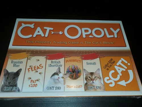 Cat-Opoly [This Property Trading Game is the Cat's Meow!] New and Sealed [#33]
