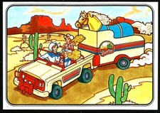 BARBIE, 2 STICKERS, 16 17,FROM PANINI BARBIE ALBUM 1983, IN MINT CONDITION