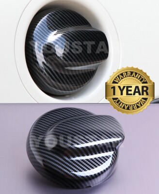 1X CARBON Effekt Tankdeckel Abdeckung Cover  für MINI Clubman R55 R56 Cooper S