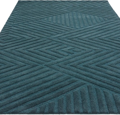 Hague Wool Rug for Living Room Bedroom Retro Modern Soft Hand Tufted Rug - Picture 6 of 64