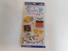 Sticko Themed stickers Car Birthday Stickers 10 pieces