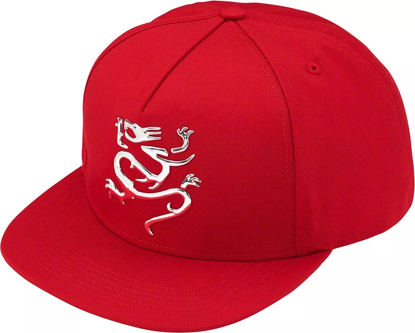 Nouveau chapeau casquette Supreme x Mobb profond 6 panneaux couleur dragon rouge SS23H129 À LA MAIN